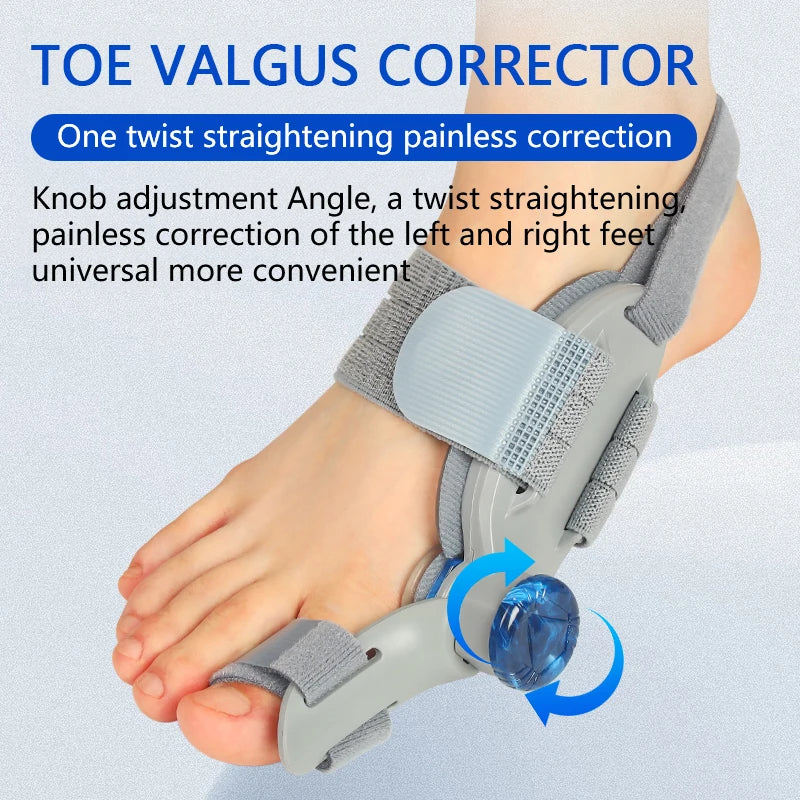 AlignLab Bunion Corrector – Rotatable Hallux Valgus Brace & Toe Straightener for Men & Women