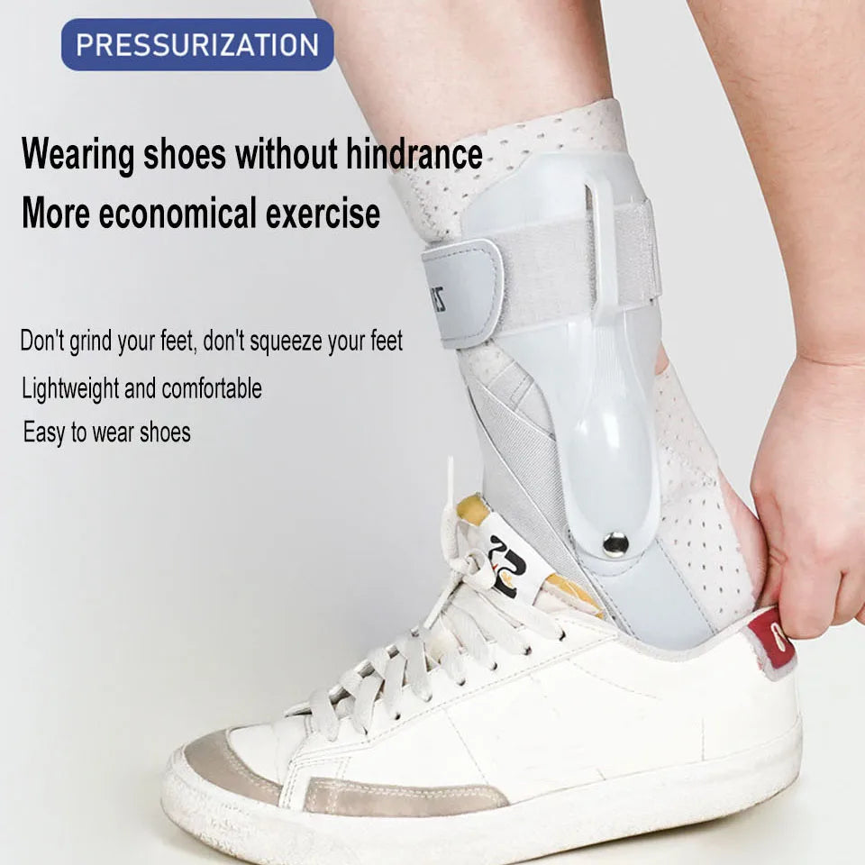 AOLIKES 1PCS Sports Ankle Brace Compression Sleeve for Ankle Sprains, Ankle Support Plantar Fasciitis Socks for Basketball