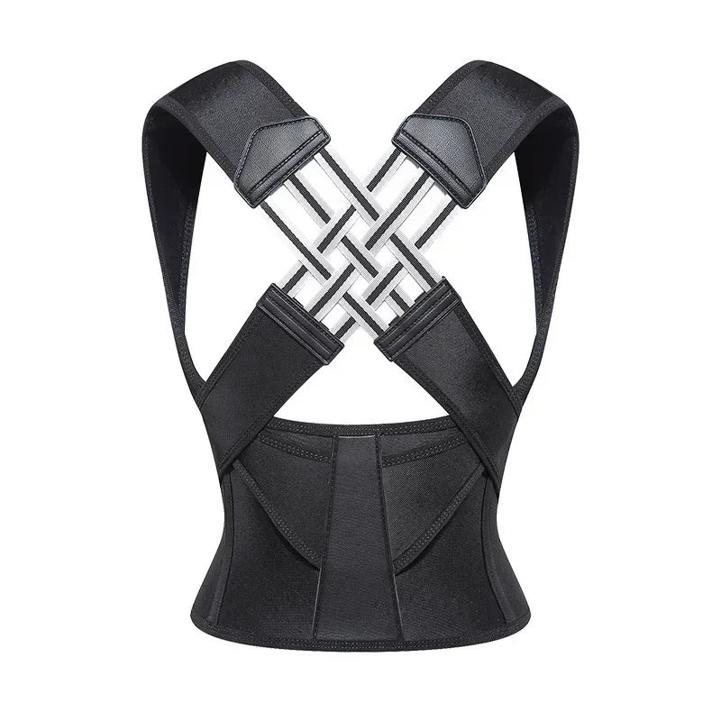 Posture Corrector Brace — Adjustable Back Straightener for Women.