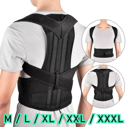 AlignLab Posture Corrector Vest – Reinforced Lumbar & Shoulder Support Brace