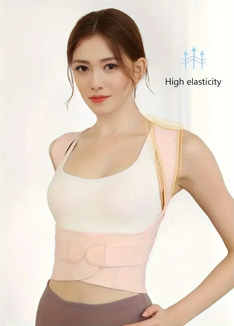 Posture Corrector Brace — Adjustable Back Straightener for Women.