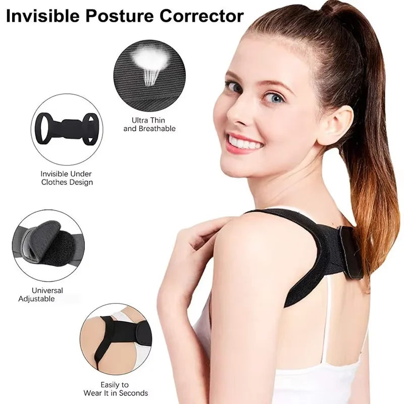 AlignLab Posture Corrector Belt – Adjustable Back & Shoulder Support Brace