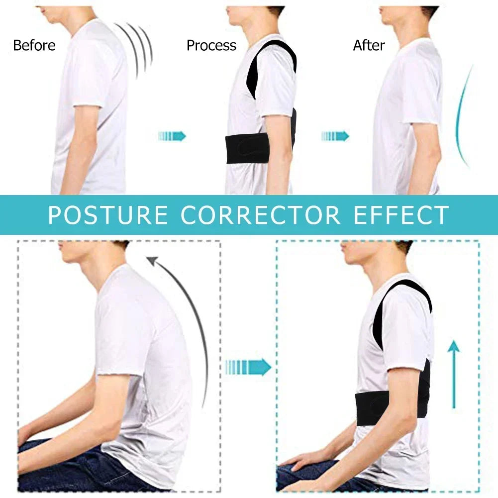 AlignLab Posture Corrector Vest – Reinforced Lumbar & Shoulder Support Brace