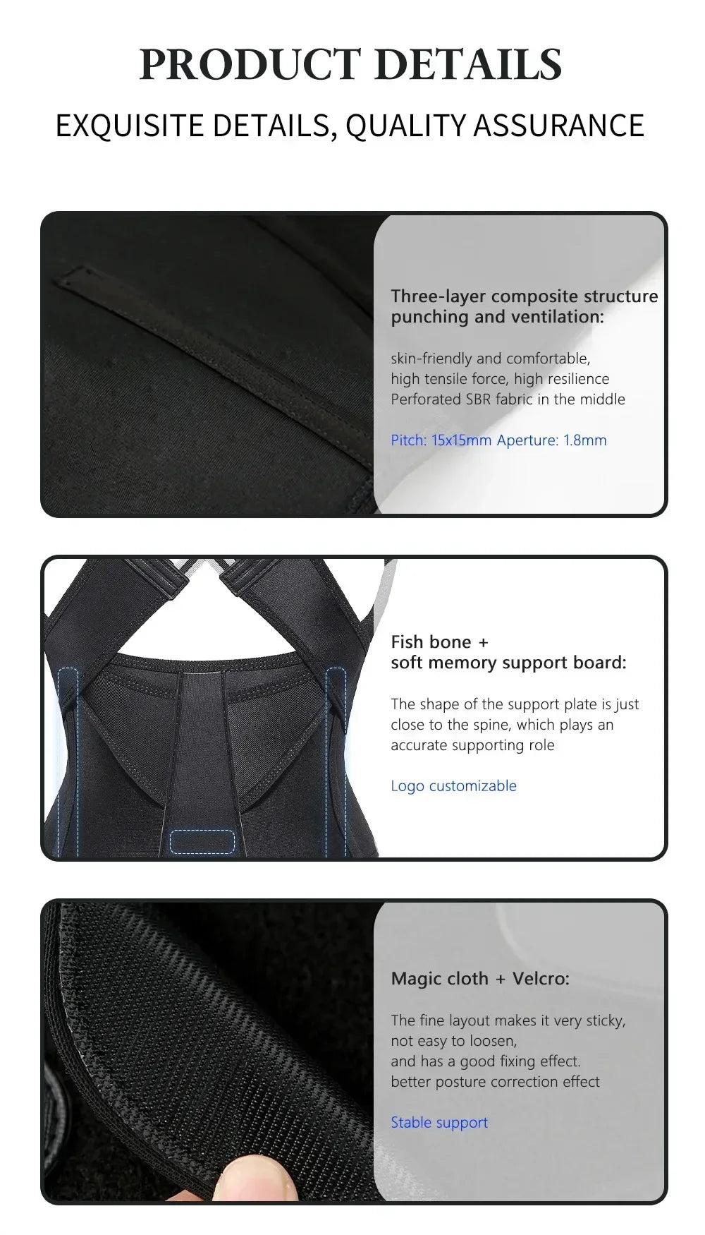 Posture Corrector Brace — Adjustable Back Straightener for Women.