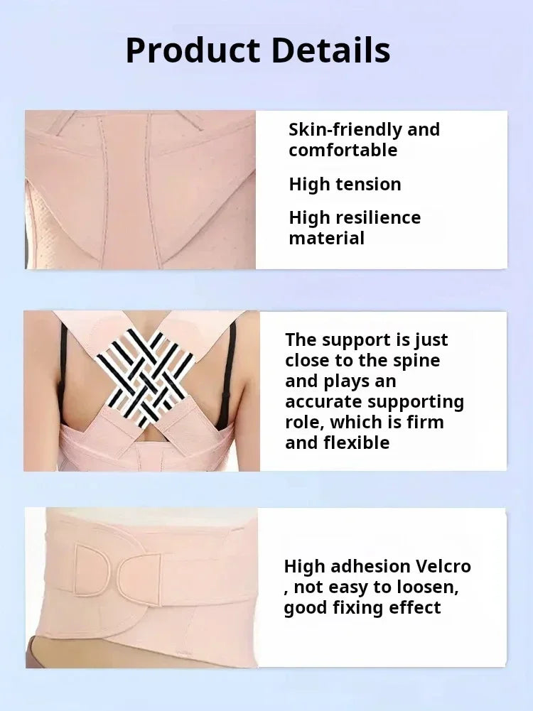 Posture Corrector Brace — Adjustable Back Straightener for Women.