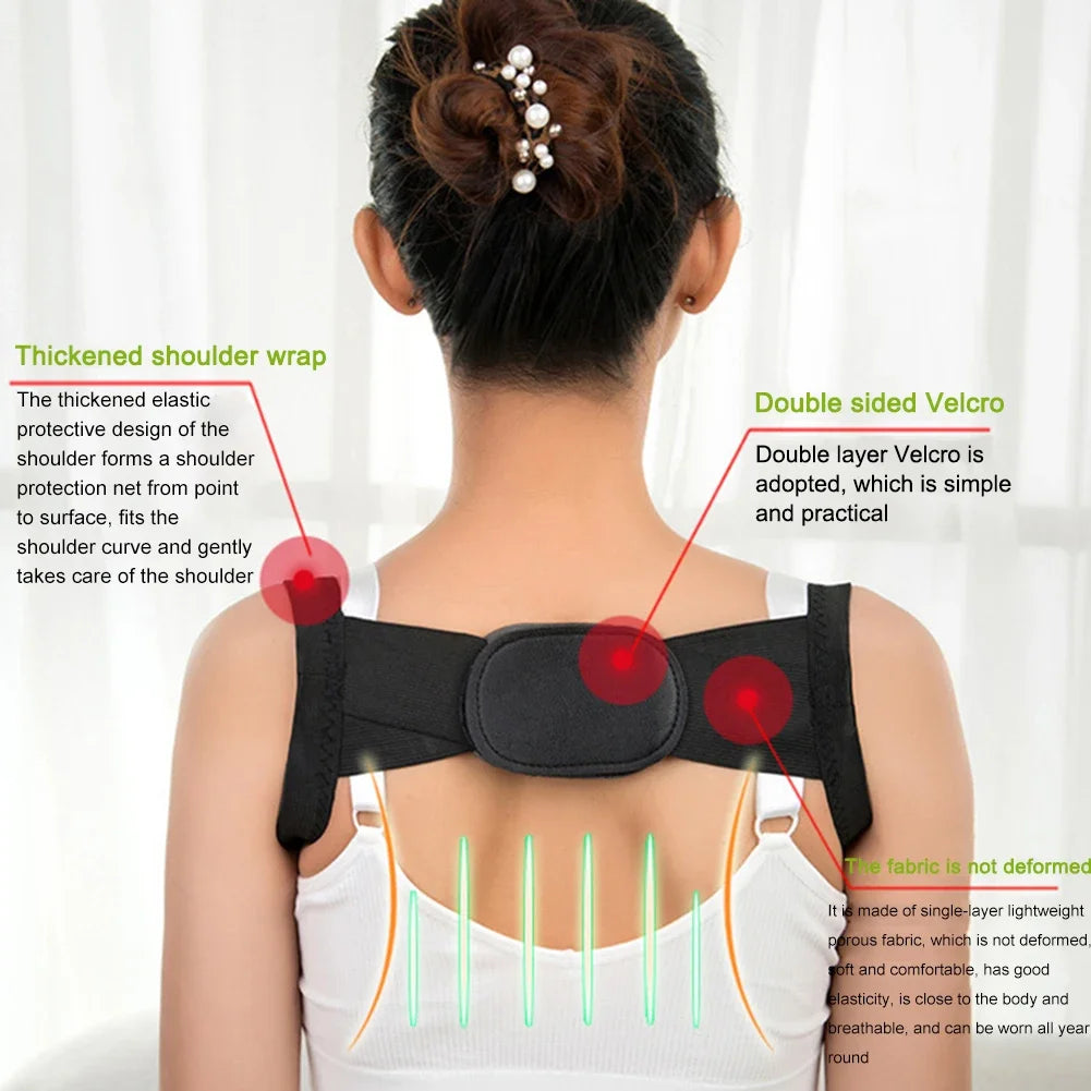 AlignLab Posture Corrector Belt – Adjustable Back & Shoulder Support Brace